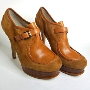 🔥🔥🔥Michael Kors "Eboni" Suede & Leather Booties